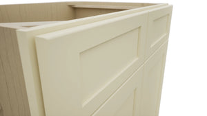 Fabuwood Galaxy Linen SB33 Base Sink Cabinet, Detail View