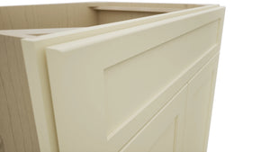 Fabuwood Galaxy Linen SB33SDF Base Sink Cabinet, Detail View
