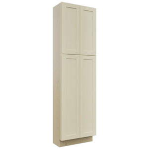 Fabuwood Galaxy Linen TP241284 Tall Pantry Cabinet, Front View