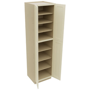 Fabuwood Galaxy Linen TP242493 Tall Pantry Cabinet, Open View