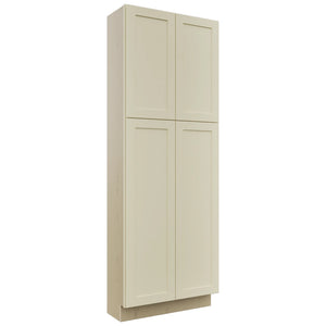 Fabuwood Galaxy Linen TP301284 Tall Pantry Cabinet, Front View