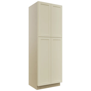Fabuwood Galaxy Linen TP302490 Tall Pantry Cabinet, Front View