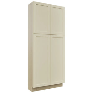 Fabuwood Galaxy Linen TP361284 Tall Pantry Cabinet, Front View