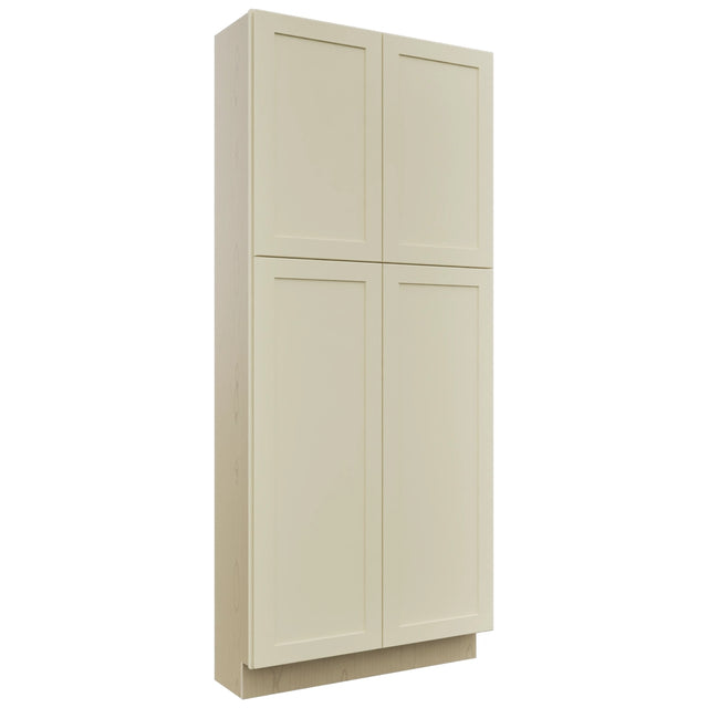 Fabuwood Galaxy Linen TP361284 Tall Pantry Cabinet, Front View