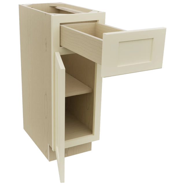 Fabuwood Galaxy Linen VB12-34 Vanity Base Standard Cabinet, Open View