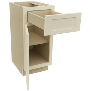 Fabuwood Galaxy Linen VB15-34 Vanity Base Standard Cabinet, Open View