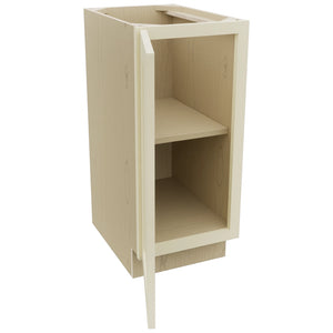 Fabuwood Galaxy Linen VB15FD Vanity Base Full Height Cabinet, Open View