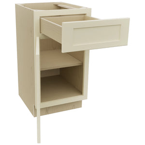 Fabuwood Galaxy Linen VB18-34 Vanity Base Standard Cabinet, Open View