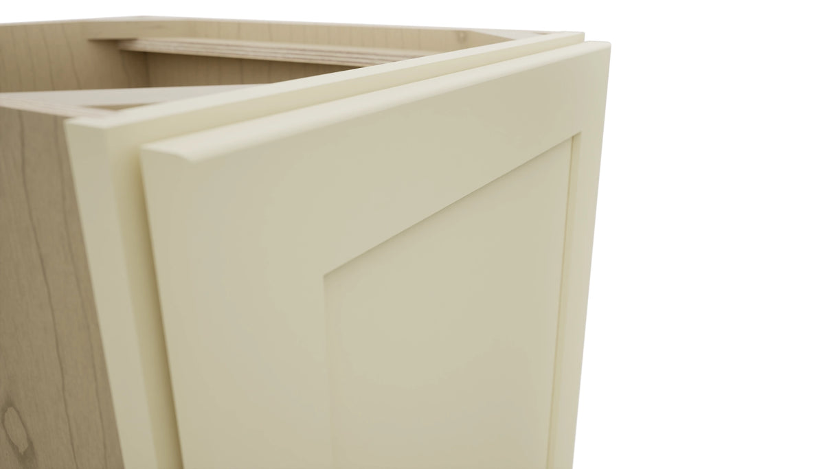Fabuwood Galaxy Linen VB18FD Vanity Base Full Height Cabinet, Detail View