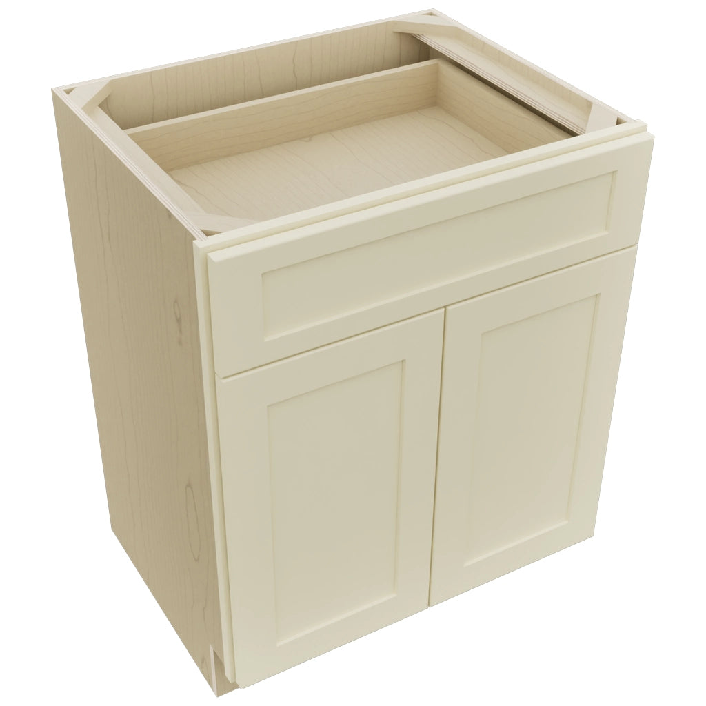 Fabuwood Galaxy Linen VB27-34 Vanity Base Standard Cabinet, Top View