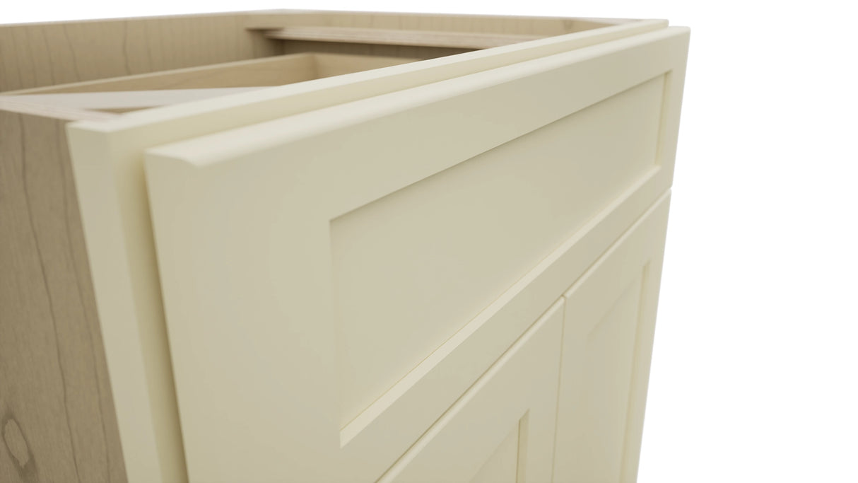 Fabuwood Galaxy Linen VB27-34 Vanity Base Standard Cabinet, Detail View