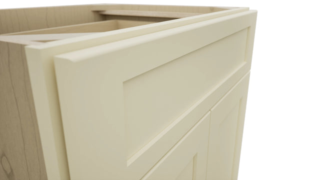 Fabuwood Galaxy Linen VB27-34 Vanity Base Standard Cabinet, Detail View