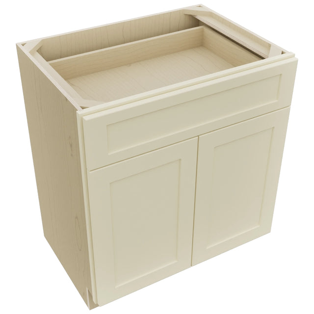 Fabuwood Galaxy Linen VB30-34 Vanity Base Standard Cabinet, Top View