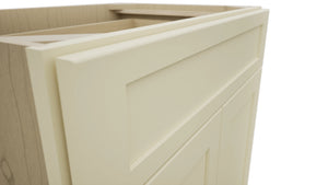 Fabuwood Galaxy Linen VB30-34 Vanity Base Standard Cabinet, Detail View