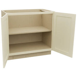 Fabuwood Galaxy Linen VB36FD Vanity Base Full Height Cabinet, Open View