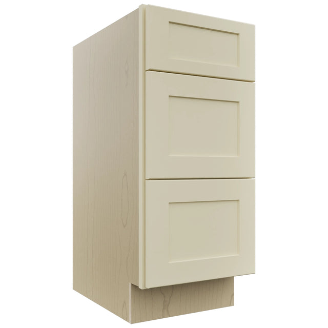 Fabuwood Galaxy Linen VDB15-34 Vanity Drawer Cabinet, Front View