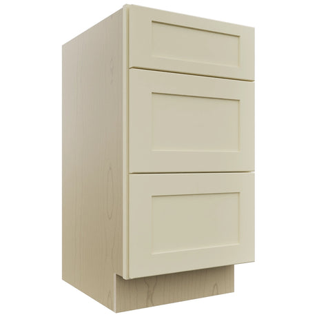 Fabuwood Galaxy Linen VDB18-34 Vanity Drawer Cabinet, Front View