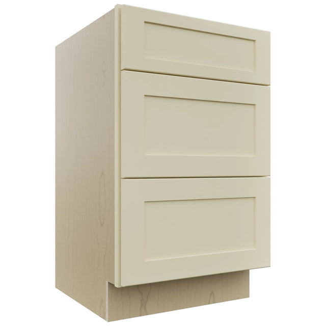 Fabuwood Galaxy Linen VDB21-34 Vanity Drawer Cabinet, Front View