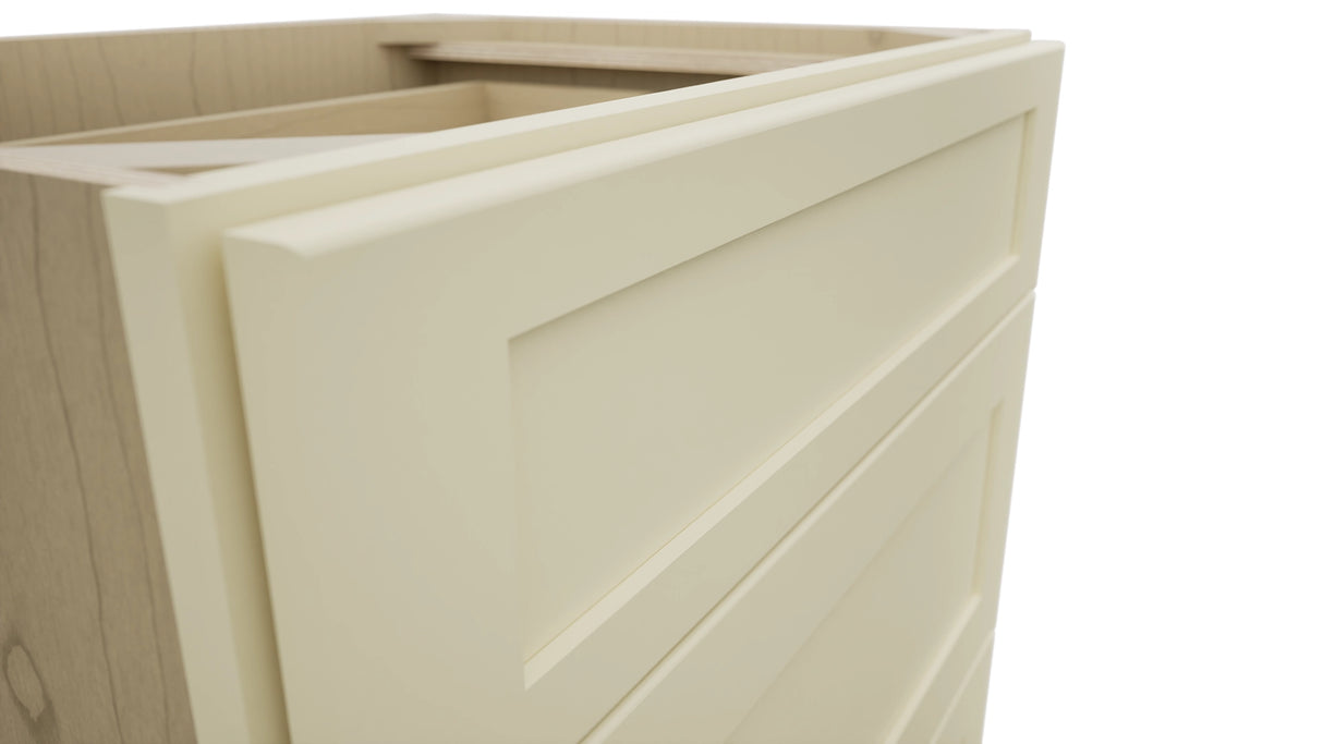 Fabuwood Galaxy Linen VDB27-34 Vanity Drawer Cabinet, Detail View