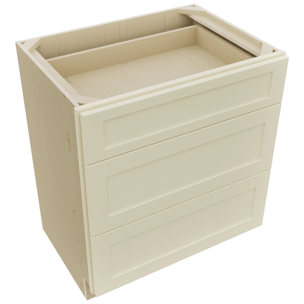 Fabuwood Galaxy Linen VDB30-34 Vanity Drawer Cabinet, Top View