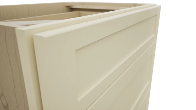 Fabuwood Galaxy Linen VDB30-34 Vanity Drawer Cabinet, Detail View