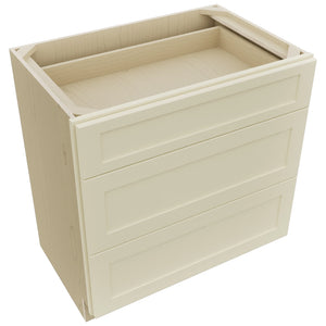 Fabuwood Galaxy Linen VDB33-34 Vanity Drawer Cabinet, Top View
