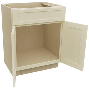 Fabuwood Galaxy Linen VSB27-34 Vanity Sink Cabinet, Open View