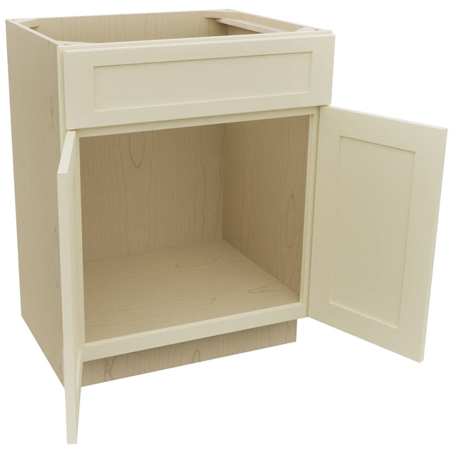 Fabuwood Galaxy Linen VSB27-34 Vanity Sink Cabinet, Open View
