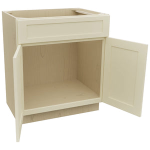 Fabuwood Galaxy Linen VSB30-34 Vanity Sink Cabinet, Open View