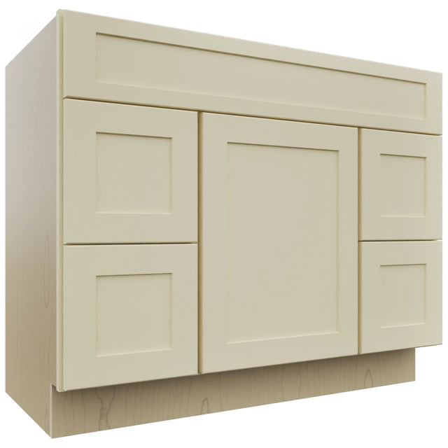 Fabuwood Galaxy Linen VSD30DL Vanity Combo Cabinet, Front View
