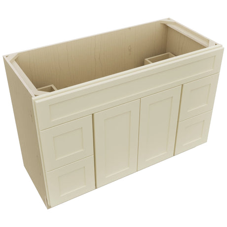 Fabuwood Galaxy Linen VSD30DR Vanity Combo Cabinet, Top View