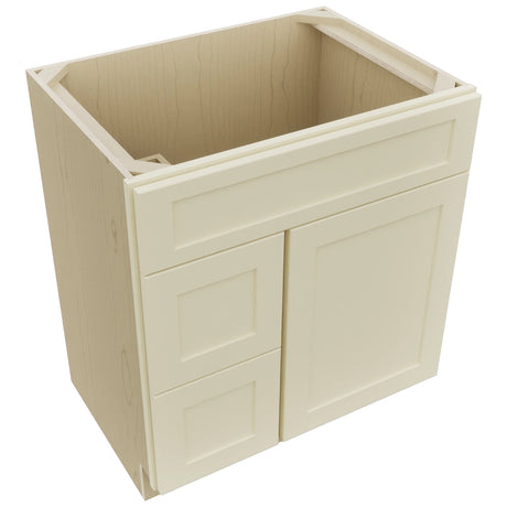 Fabuwood Galaxy Linen VSD36DL Vanity Combo Cabinet, Top View