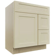 Fabuwood Galaxy Linen VSD36DR Vanity Combo Cabinet, Front View