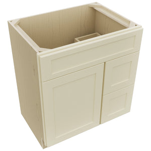 Fabuwood Galaxy Linen VSD36DR Vanity Combo Cabinet, Top View