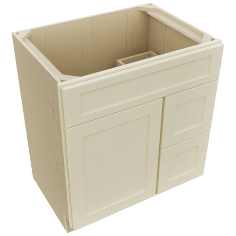 Fabuwood Galaxy Linen VSD36DR Vanity Combo Cabinet, Top View