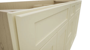 Fabuwood Galaxy Linen VSD60DOUBLE Vanity Combo Cabinet, Detail View
