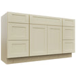 Fabuwood Galaxy Linen VSD60SINGLE Vanity Combo Cabinet, Front View