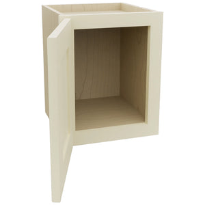 Fabuwood Galaxy Linen W1215 Wall Standard Cabinet, Open View