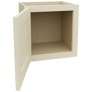 Fabuwood Galaxy Linen W1515 Wall Standard Cabinet, Open View