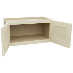 Fabuwood Galaxy Linen W2412 Wall Standard Cabinet, Open View