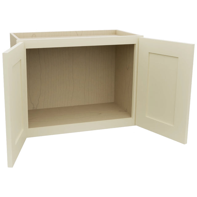 Fabuwood Galaxy Linen W2418 Wall Standard Cabinet, Open View