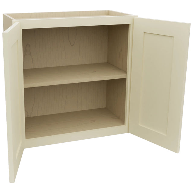 Fabuwood Galaxy Linen W2424 Wall Standard Cabinet, Open View
