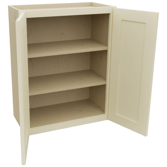 Fabuwood Galaxy Linen W2430 Wall Standard Cabinet, Open View