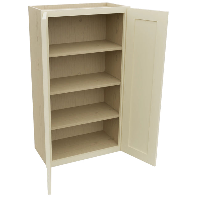 Fabuwood Galaxy Linen W2442 Wall Standard Cabinet, Open View