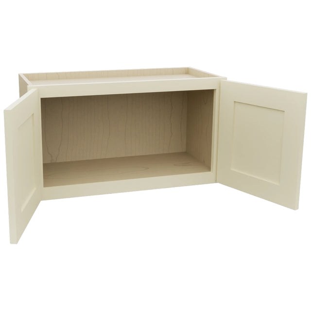 Fabuwood Galaxy Linen W2715 Wall Standard Cabinet, Open View
