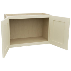 Fabuwood Galaxy Linen W2718 Wall Standard Cabinet, Open View
