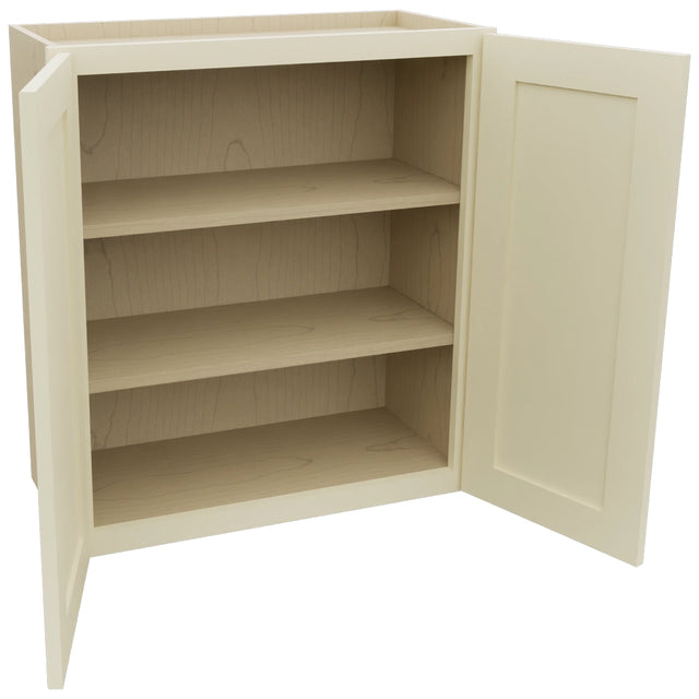 Fabuwood Galaxy Linen W2730 Wall Standard Cabinet, Open View
