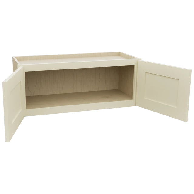 Fabuwood Galaxy Linen W3012 Wall Standard Cabinet, Open View