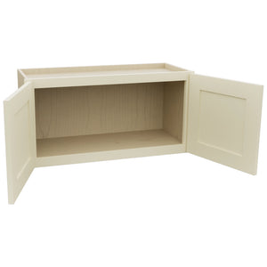 Fabuwood Galaxy Linen W3015 Wall Standard Cabinet, Open View