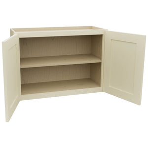 Fabuwood Galaxy Linen W3021 Wall Standard Cabinet, Open View